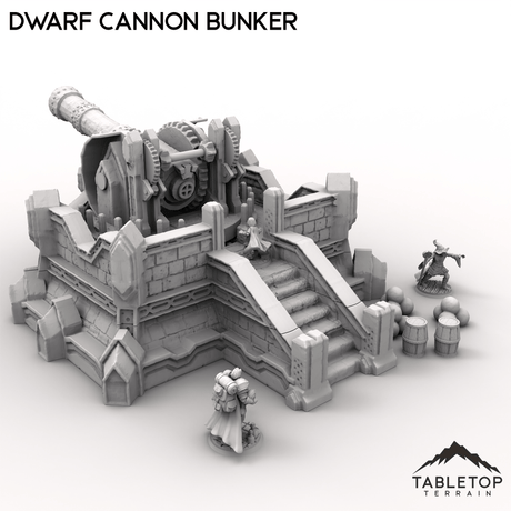 Tabletop Terrain Terrain Dwarf Cannon Bunker