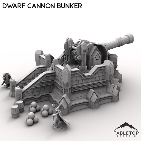 Tabletop Terrain Terrain Dwarf Cannon Bunker