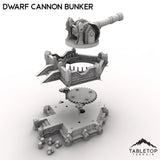 Tabletop Terrain Terrain Dwarf Cannon Bunker