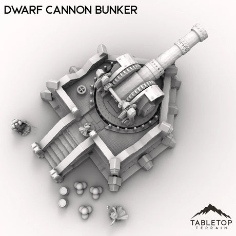 Tabletop Terrain Terrain Dwarf Cannon Bunker
