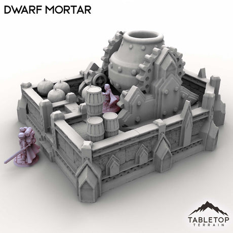 Tabletop Terrain Terrain Dwarf Mortar