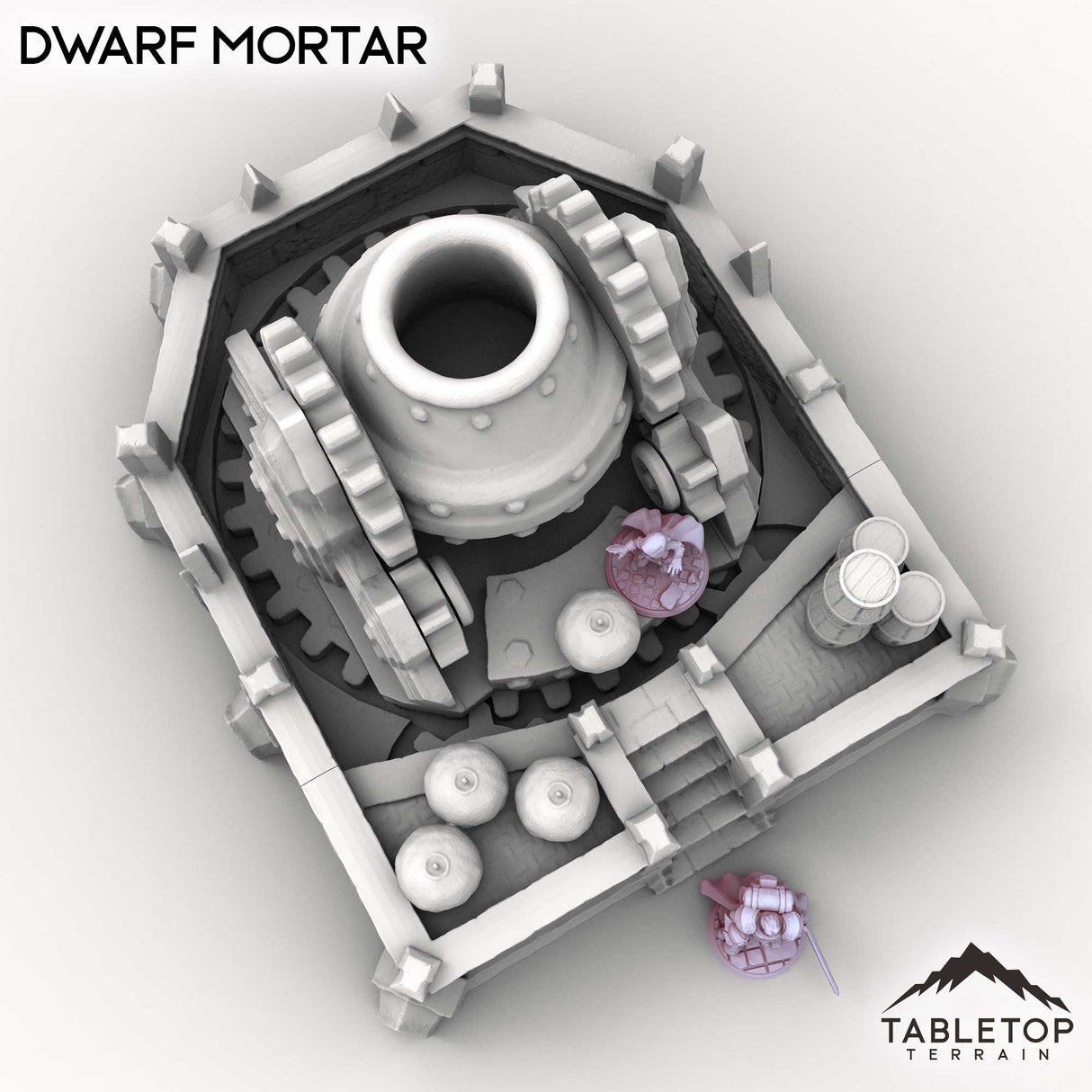 Tabletop Terrain Terrain Dwarf Mortar