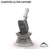 Tabletop Terrain Terrain Dwarven Altar Hammer