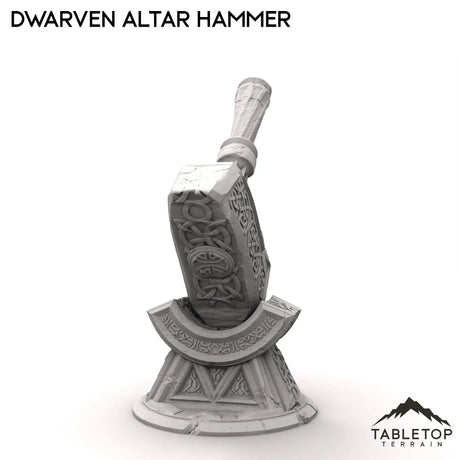 Tabletop Terrain Terrain Dwarven Altar Hammer