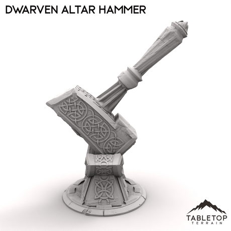 Tabletop Terrain Terrain Dwarven Altar Hammer