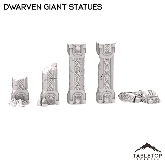 Tabletop Terrain Terrain Dwarven Giant Statues