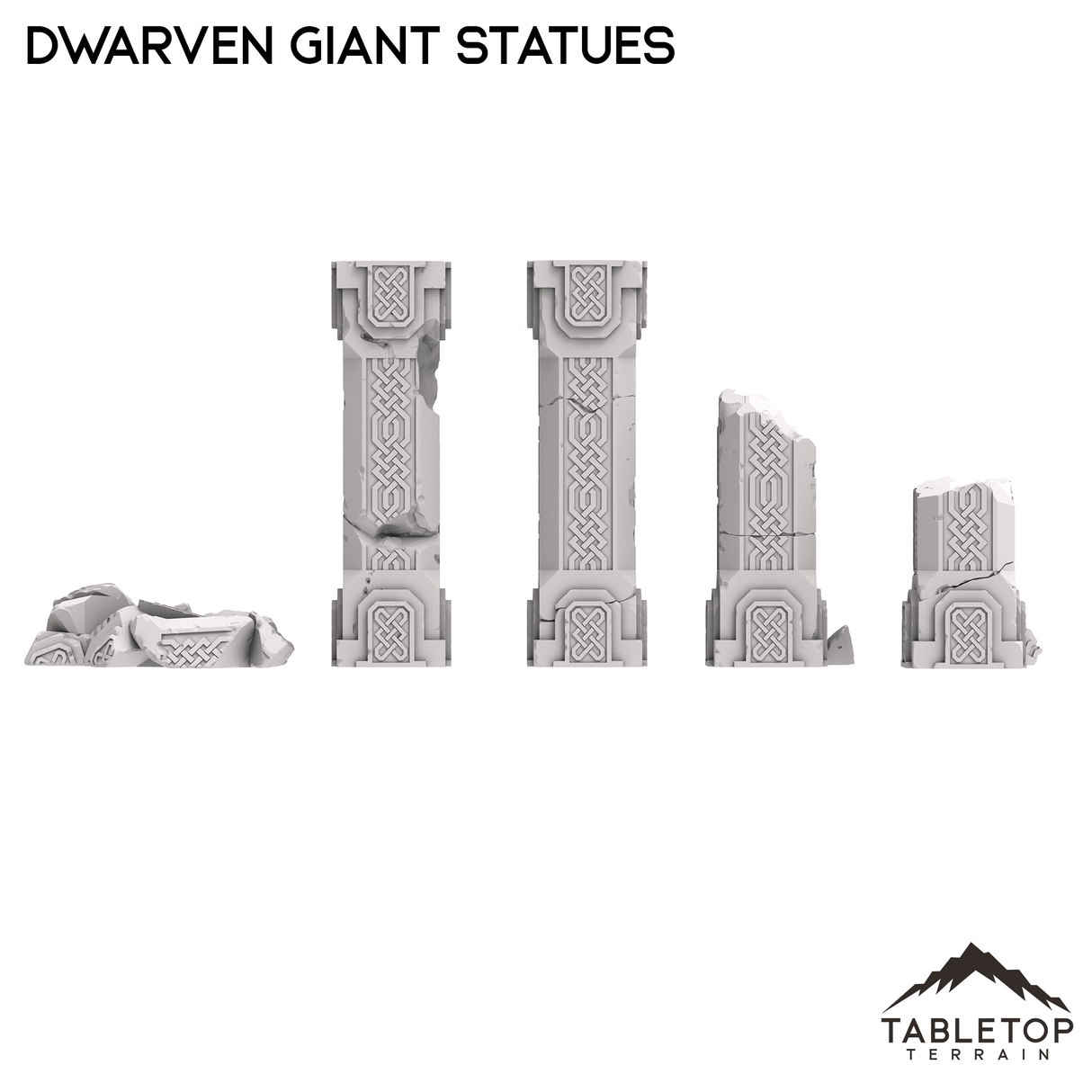 Tabletop Terrain Terrain Dwarven Giant Statues