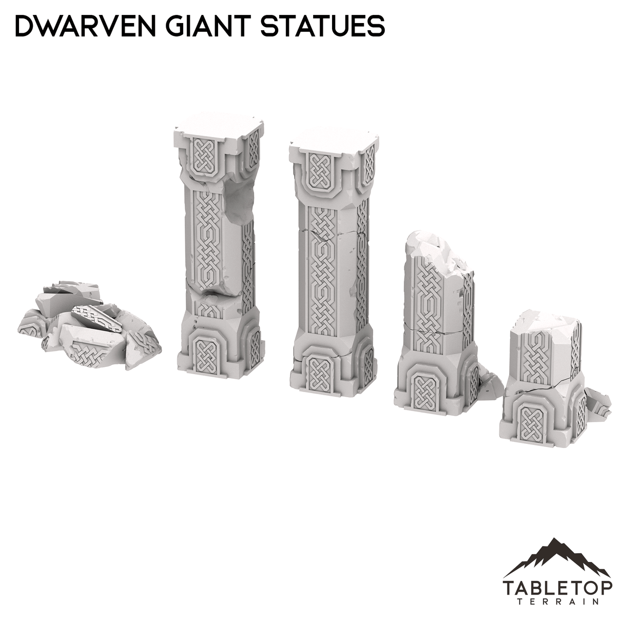 Tabletop Terrain Terrain Dwarven Giant Statues