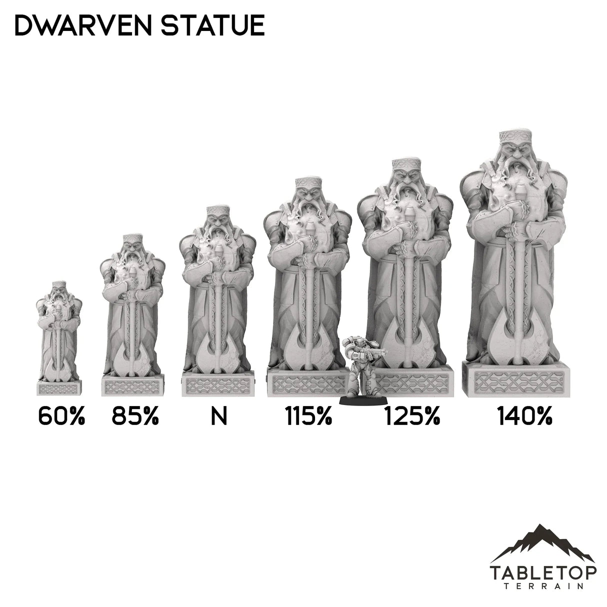 Tabletop Terrain Terrain Dwarven Statue