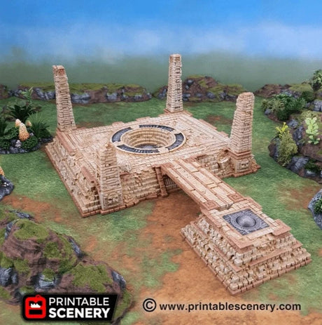 Tabletop Terrain Terrain Eden Central Ruins - Fantasy Terrain