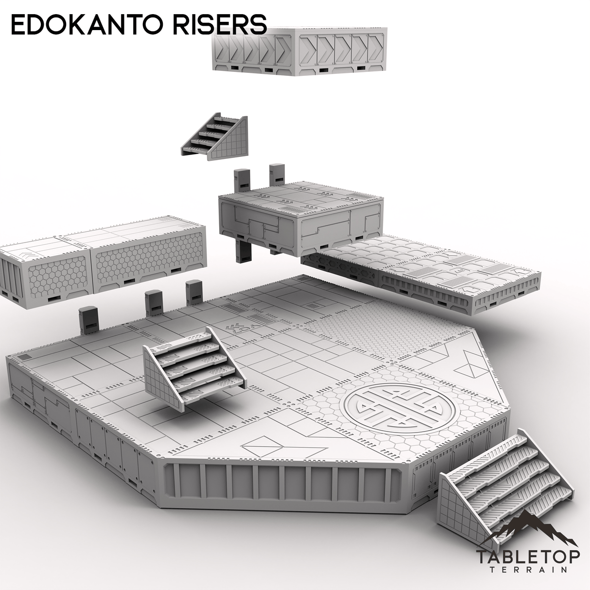 Tabletop Terrain Terrain EdoKanto Risers