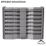Tabletop Terrain Terrain Efficient Downtown TechScape - 6mm