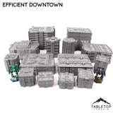 Tabletop Terrain Terrain Efficient Downtown TechScape - 6mm