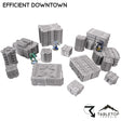 Tabletop Terrain Terrain Efficient Downtown TechScape - 6mm