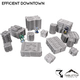 Tabletop Terrain Terrain Efficient Downtown TechScape - 6mm