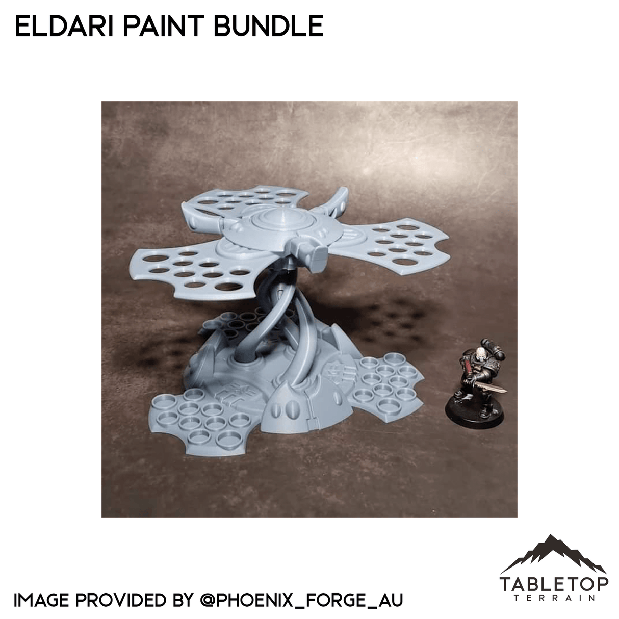 Tabletop Terrain Terrain Eldari Paint Bundle - Pot and Brush Holders