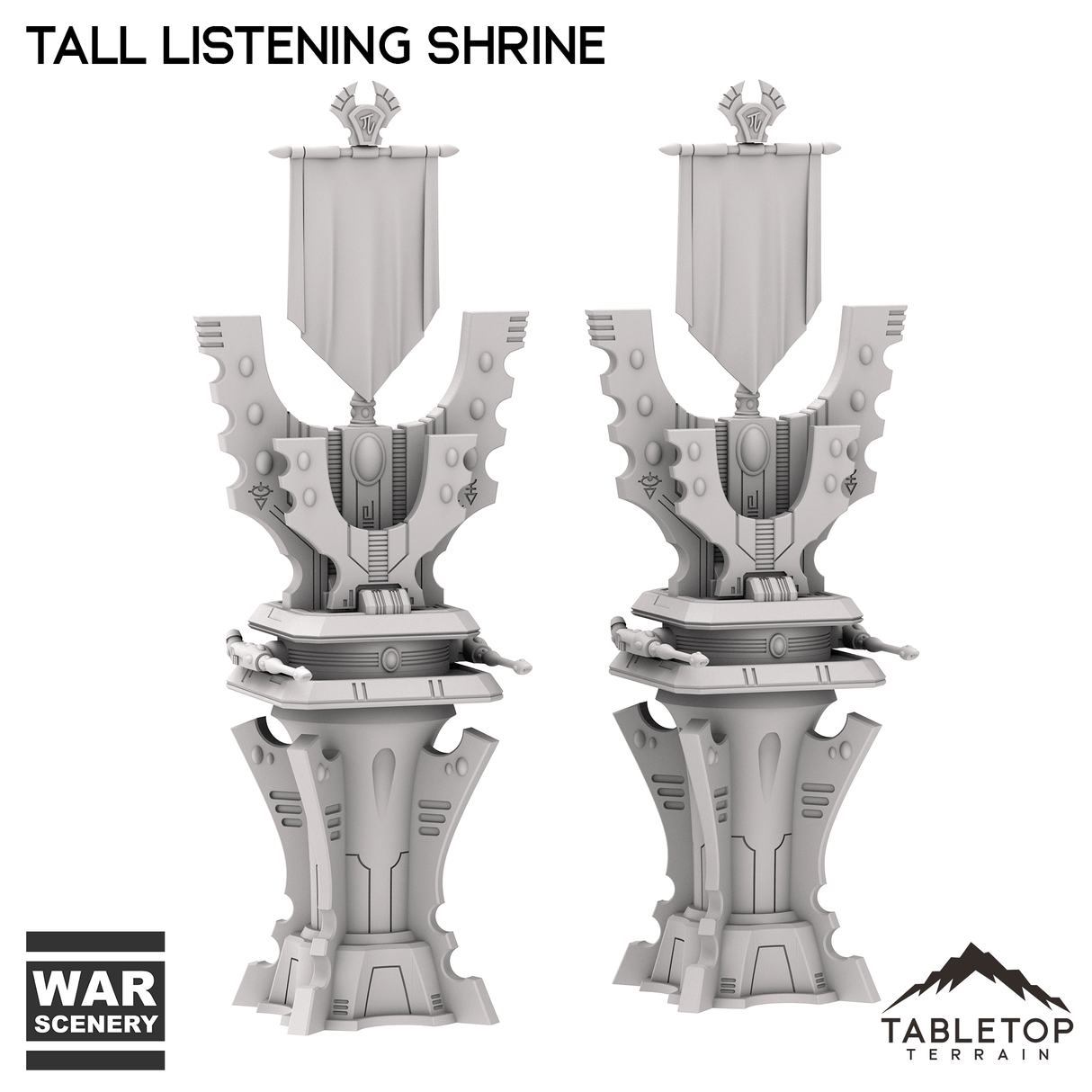 Tabletop Terrain Terrain Eldari Tall Listening Shrine Set