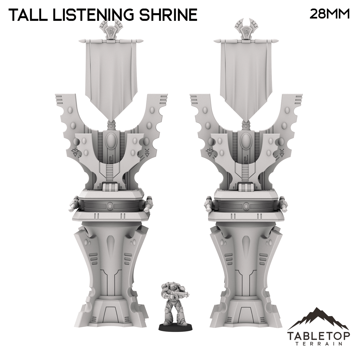 Tabletop Terrain Terrain Eldari Tall Listening Shrine Set