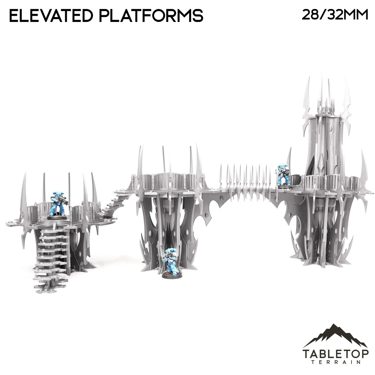 Tabletop Terrain Terrain Elevated Platforms - Arlengrad, Misty Star City