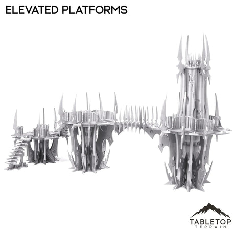 Tabletop Terrain Terrain Elevated Platforms - Arlengrad, Misty Star City