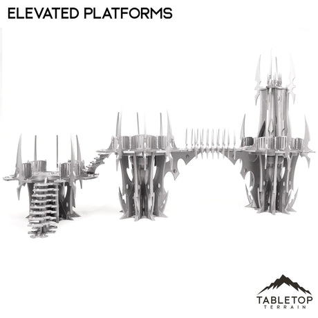 Tabletop Terrain Terrain Elevated Platforms - Arlengrad, Misty Star City