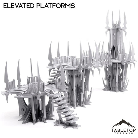 Tabletop Terrain Terrain Elevated Platforms - Arlengrad, Misty Star City