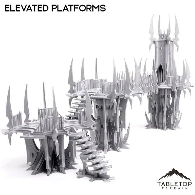 Tabletop Terrain Terrain Elevated Platforms - Arlengrad, Misty Star City