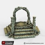 Tabletop Terrain Terrain Elven Portal - Fantasy Terrain