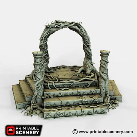 Tabletop Terrain Terrain Elven Portal - Fantasy Terrain