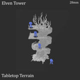Tabletop Terrain Terrain Elven Tower - Elven Terrain