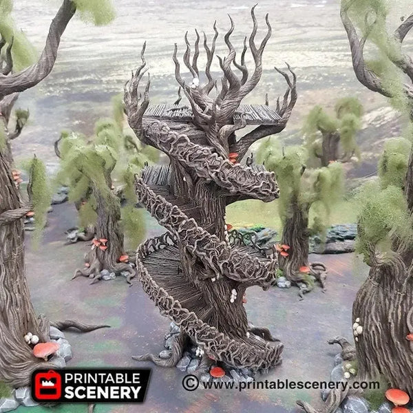 Tabletop Terrain Terrain Elven Tower - Elven Terrain