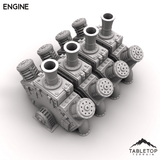 Tabletop Terrain Terrain Engine - Warpzel 1A Orbital Hulk