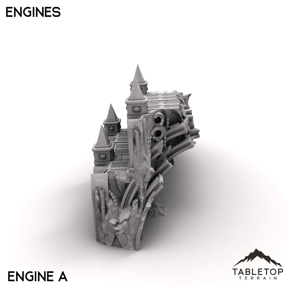 Tabletop Terrain Terrain Engines - Abyssal Redeemer Crashed Flagship