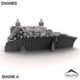 Tabletop Terrain Terrain Engines - Abyssal Redeemer Crashed Flagship