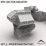 Tabletop Terrain Terrain Epic Sector Industry - Set 2 - Promethium Factory