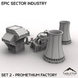 Tabletop Terrain Terrain Epic Sector Industry - Set 2 - Promethium Factory