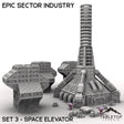 Tabletop Terrain Terrain Epic Sector Industry - Set 3 - Space Elevator
