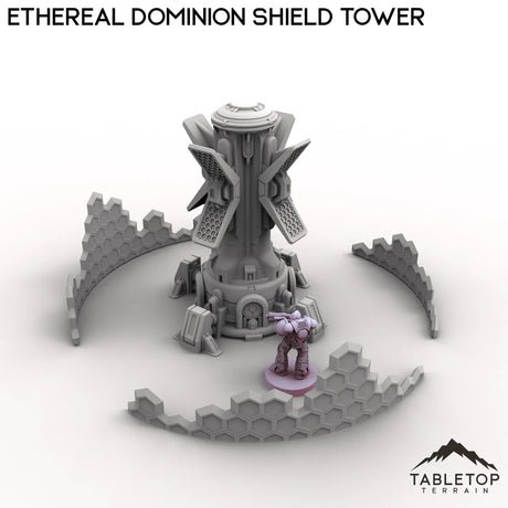 Tabletop Terrain Terrain Ethereal Dominion Shield Tower