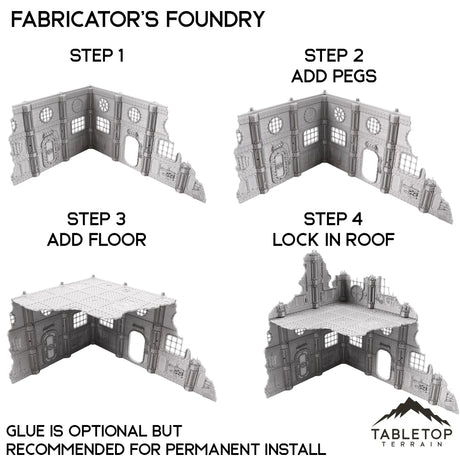 Tabletop Terrain Terrain Fabricator's Foundry - Chapter Approved/Pariah Nexus Compatible 10e Table Set