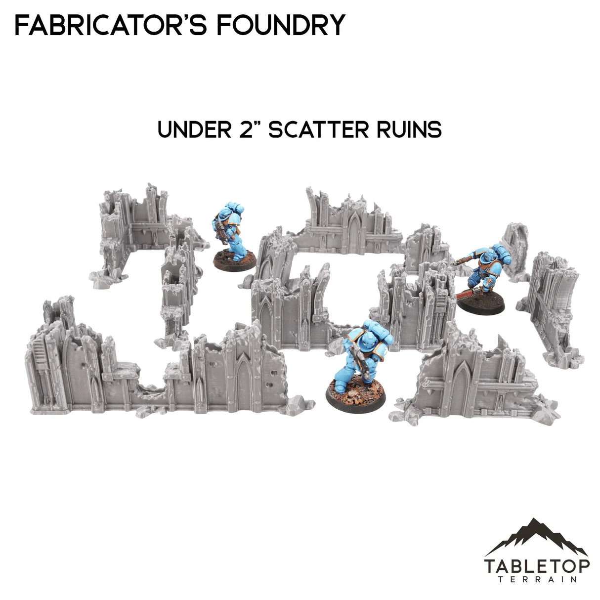 Tabletop Terrain Terrain Fabricator's Foundry - Chapter Approved/Pariah Nexus Compatible 10e Table Set