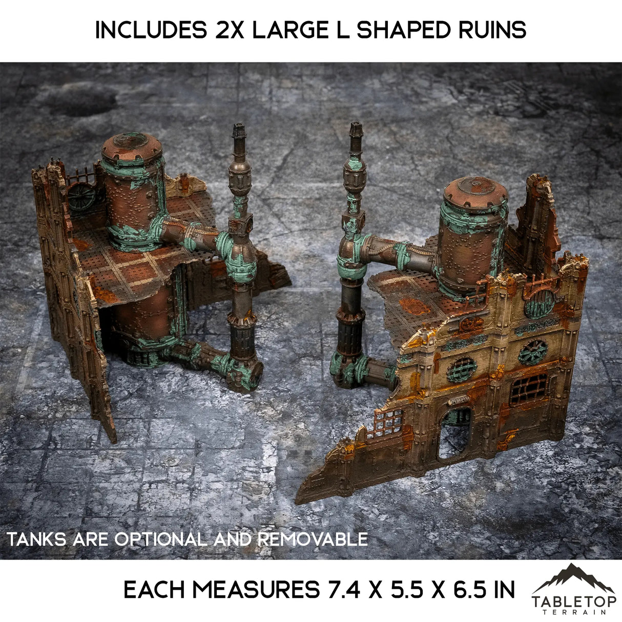 Tabletop Terrain Terrain Fabricator's Foundry - Chapter Approved/Pariah Nexus Compatible 10e Table Set