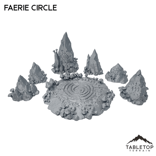 Tabletop Terrain Terrain Faerie Circle - Fantasy Terrain Tabletop Terrain