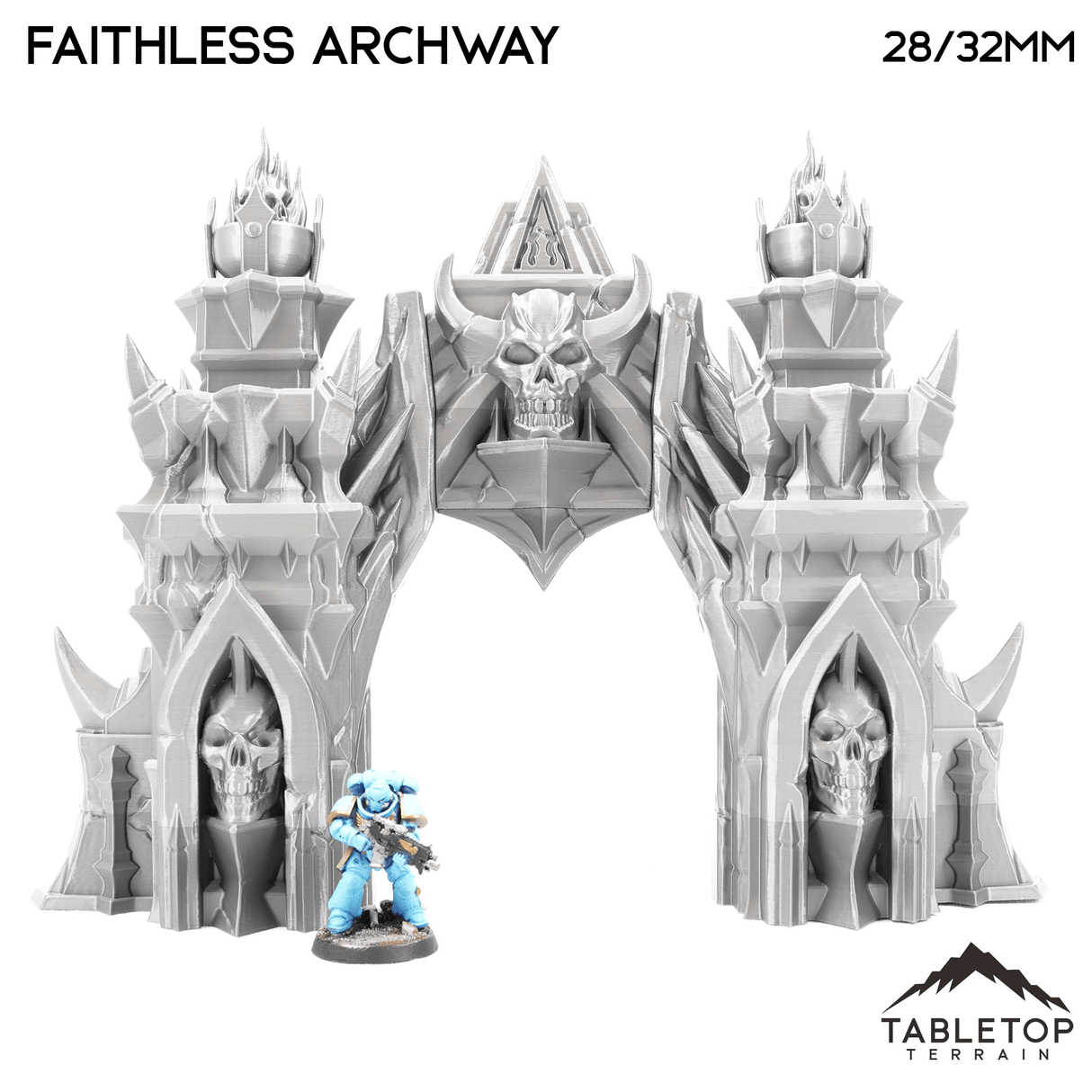 Tabletop Terrain Terrain Faithless Archway - Resistance of Darkness