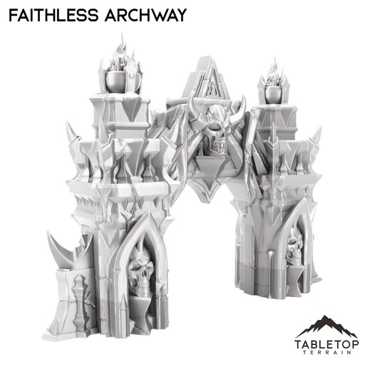 Tabletop Terrain Terrain Faithless Archway - Resistance of Darkness