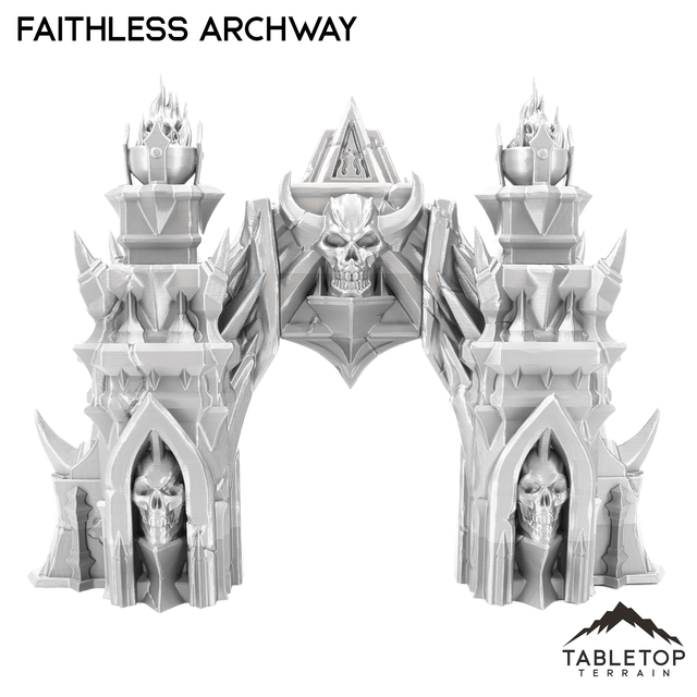 Tabletop Terrain Terrain Faithless Archway - Resistance of Darkness