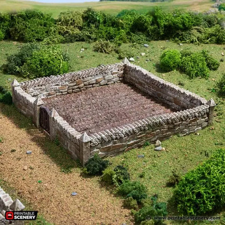 Tabletop Terrain Terrain Farm Fields - Country & King - Fantasy Historical Terrain