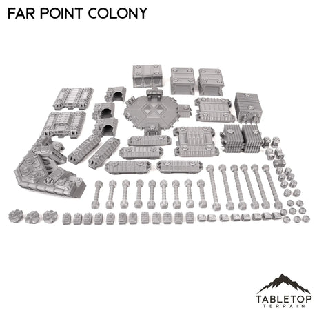 Tabletop Terrain Terrain Farpoint Colony TechScape - 6mm