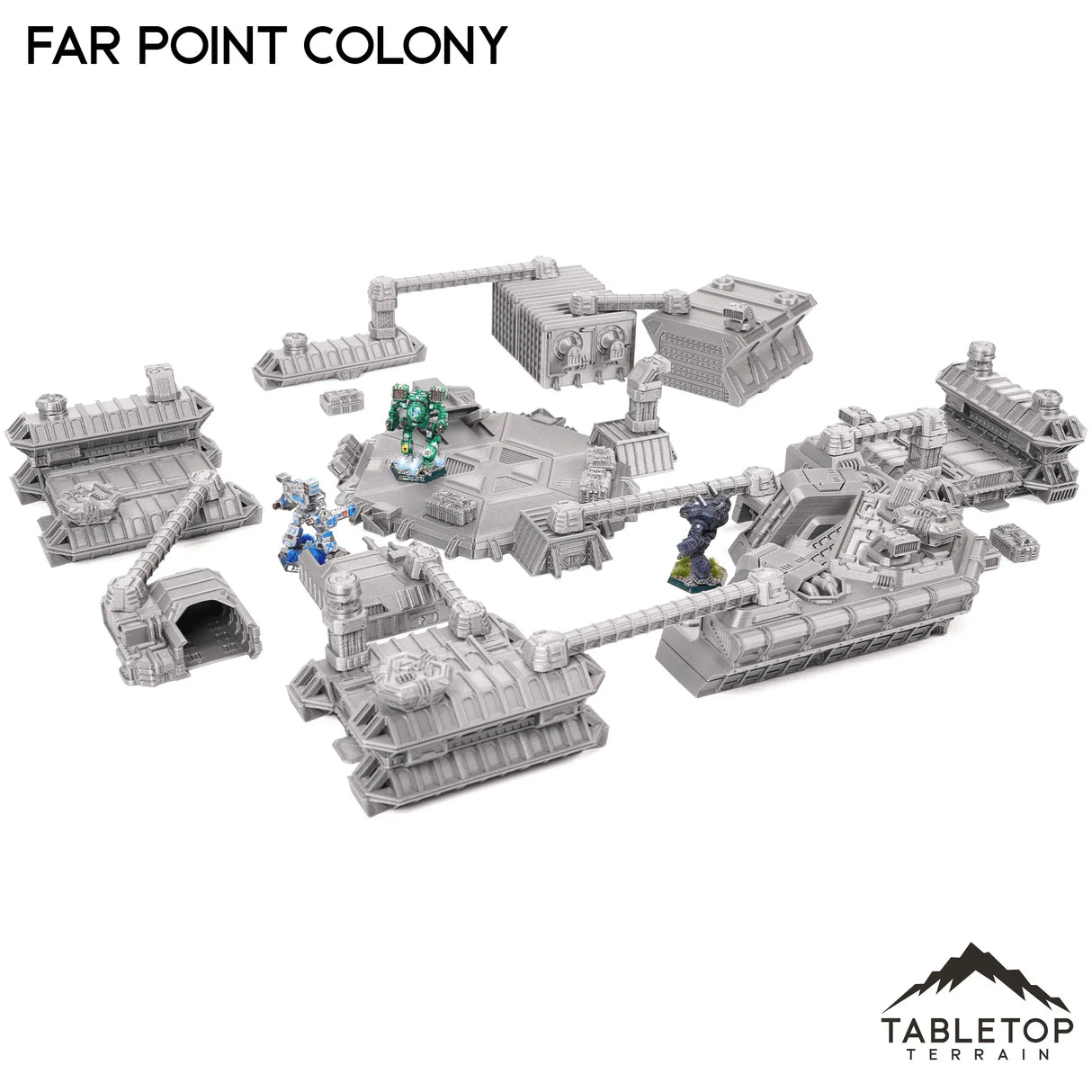 Tabletop Terrain Terrain Farpoint Colony TechScape - 6mm
