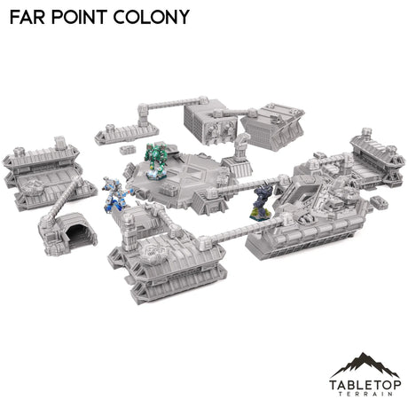 Tabletop Terrain Terrain Farpoint Colony TechScape - 6mm