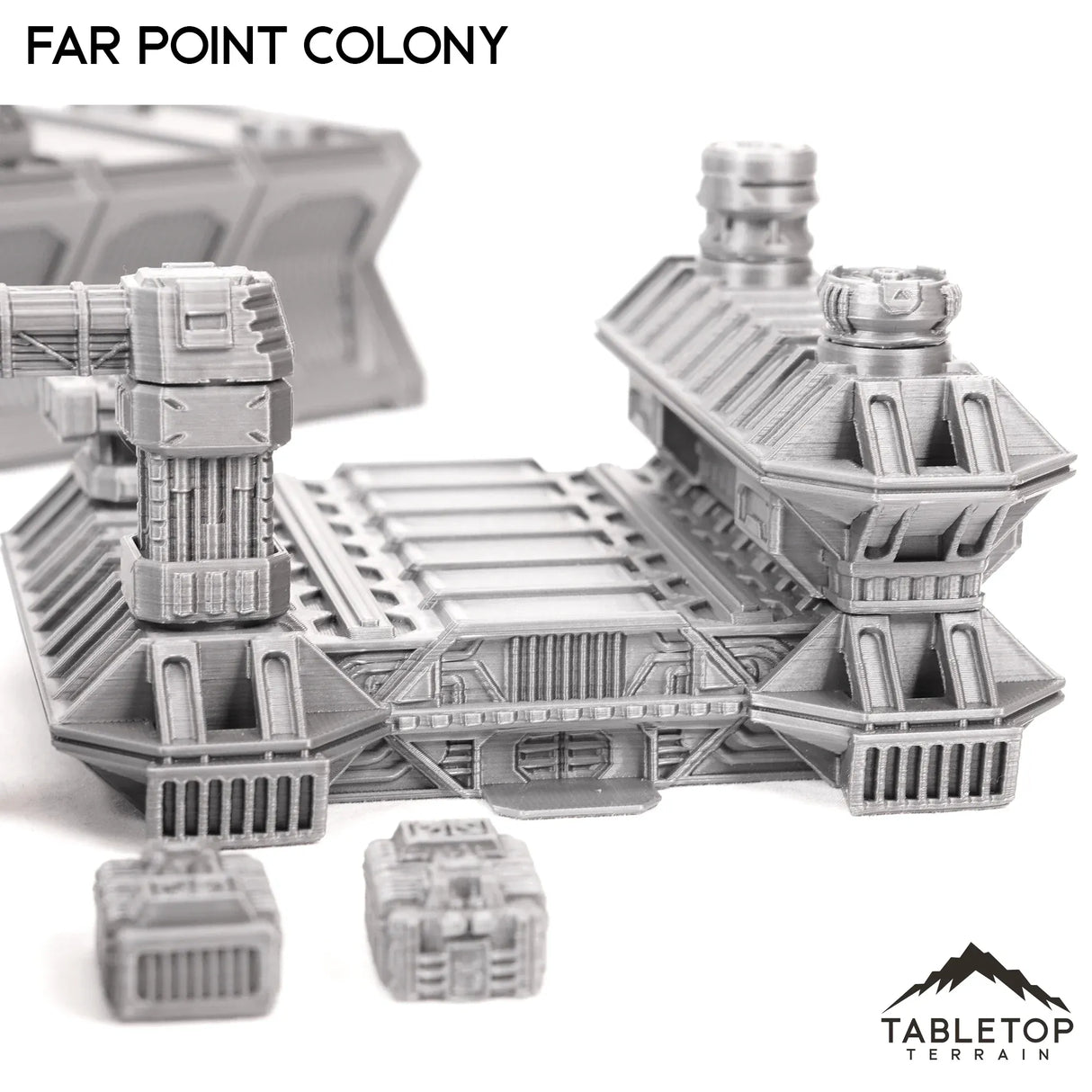 Tabletop Terrain Terrain Farpoint Colony TechScape - 6mm